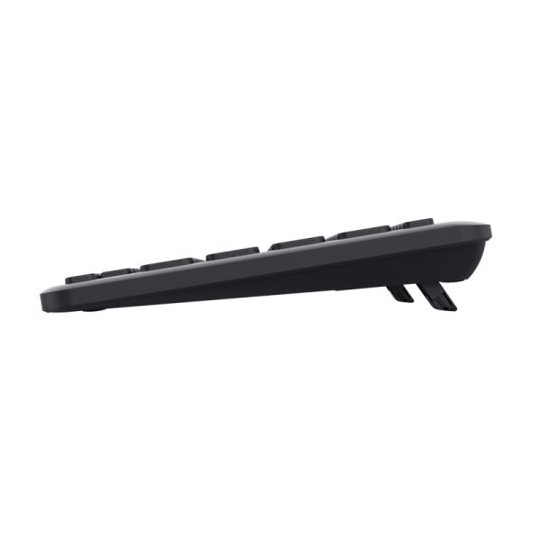 Trust Lyra toetsenbord RF-draadloos + Bluetooth QWERTY Amerikaans Engels Zwart (24707)