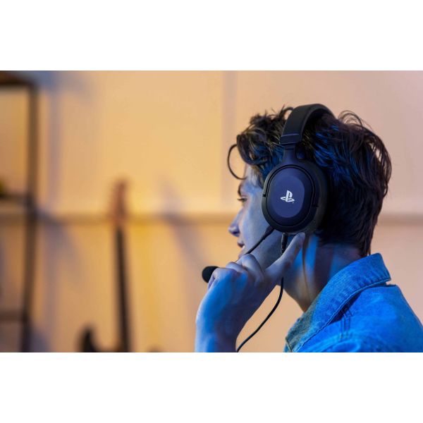 Trust GXT 498 Forta Gaming Headset - Officieel gelicentieerde Playstation 5 gamingheadset – Opklapbare microfoon – Over-ear ontwerp – Zwart (24715)