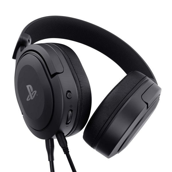 Trust GXT 498 Forta Gaming Headset - Officieel gelicentieerde Playstation 5 gamingheadset – Opklapbare microfoon – Over-ear ontwerp – Zwart (24715) Trust GXT 498 Forta Gaming Headset - Officieel gelicentieerde Playstation 5 gamingheadset – Opklapbare microfoon – Over-ear ontwerp – Zwart (24715)