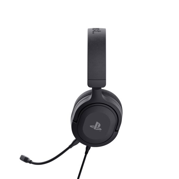 Trust GXT 498 Forta Gaming Headset - Officieel gelicentieerde Playstation 5 gamingheadset – Opklapbare microfoon – Over-ear ontwerp – Zwart (24715) Trust GXT 498 Forta Gaming Headset - Officieel gelicentieerde Playstation 5 gamingheadset – Opklapbare microfoon – Over-ear ontwerp – Zwart (24715)