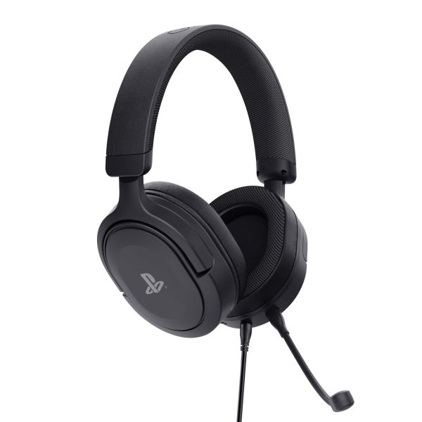 Trust GXT 498 Forta Gaming Headset - Officieel gelicentieerde Playstation 5 gamingheadset – Opklapbare microfoon – Over-ear ontwerp – Zwart (24715) Trust GXT 498 Forta Gaming Headset - Officieel gelicentieerde Playstation 5 gamingheadset – Opklapbare microfoon – Over-ear ontwerp – Zwart (24715)