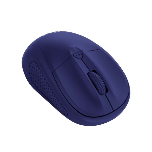 Trust Primo muis – draadloze muis – ambidextrous muis – RF draadloos – optische muis – Blauw (24796)