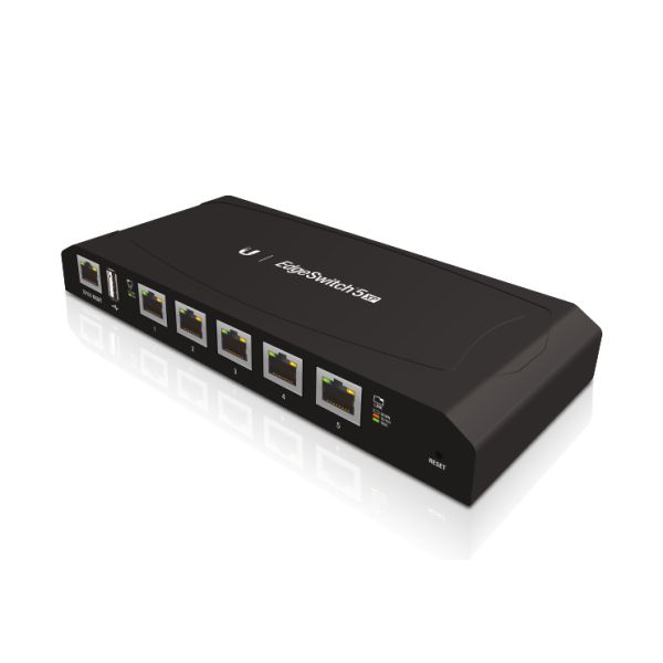 Ubiquiti EdgeSwitch 5XP Managed Gigabit Ethernet (10/100/1000) Power over Ethernet (PoE) Zwart (ES-5XP)