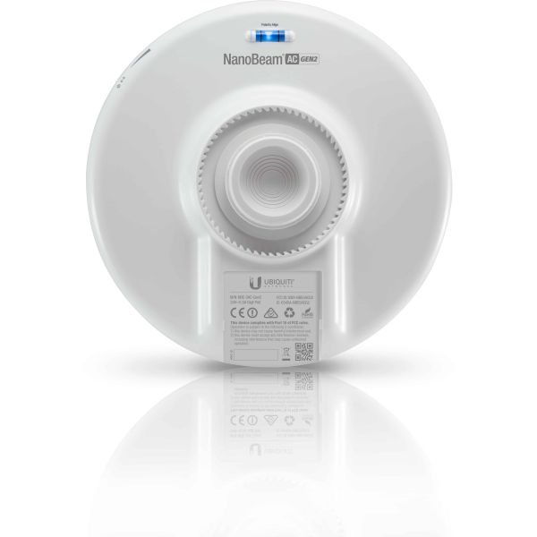 Ubiquiti NanoBeam 5AC Gen 2 Netwerkbrug 450 Mbit/s Wit (NBE-5AC-GEN2)