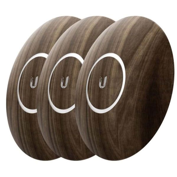 Ubiquiti UniFi U6+ & nanoHD cover - Wood (3-pack) (NHD-COVER-WOOD-3)