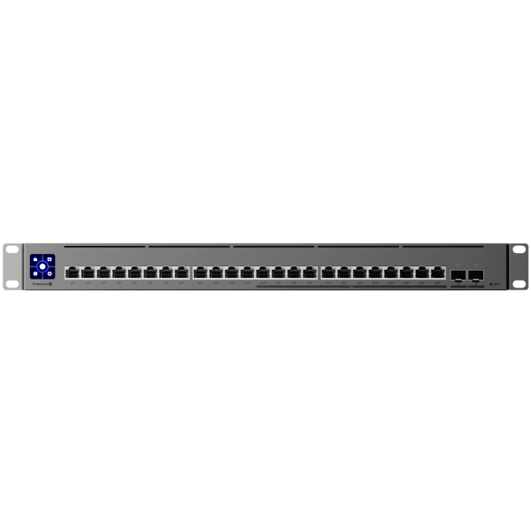 Ubiquiti Enterprise 24-Port PoE Managed Switch 12x 2.5 Gbit/s und 12x Gigabit Ethernet (PoE+, max. 400W), 2x 10 Gbit/s SFP+ (USW-ENTERPRISE-24-POE)