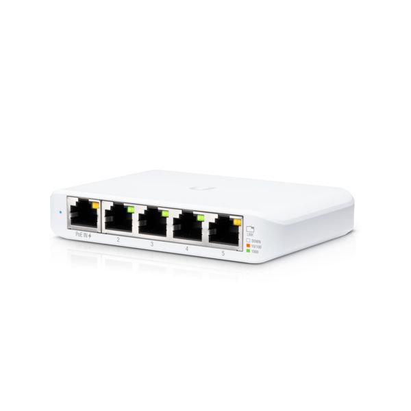 Ubiquiti UniFi Switch Flex Mini (5-pack) Managed Gigabit Ethernet (10/100/1000) Power over Ethernet (PoE) Wit (USW-FLEX-MINI-5) Ubiquiti UniFi Switch Flex Mini (5-pack) Managed Gigabit Ethernet (10/100/1000) Power over Ethernet (PoE) Wit (USW-FLEX-MINI-5)