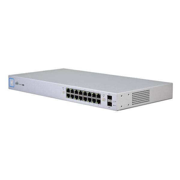 Ubiquiti UniFi US-16-150W netwerk-switch Managed Gigabit Ethernet (10/100/1000) Power over Ethernet (PoE) 1U Wit (USW-LITE-16-POE)