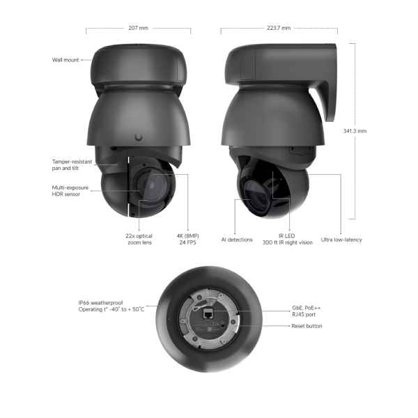 Ubiquiti UniFi G4 PTZ Camera (UVC-G4-PTZ)