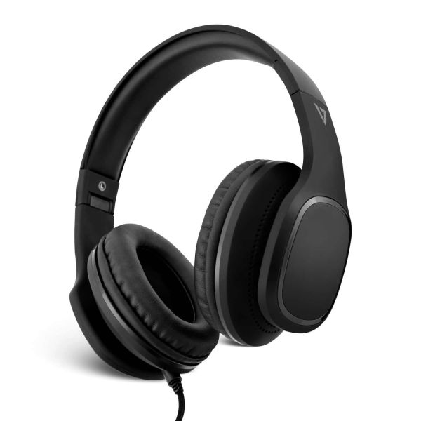 V7 HA701-3EP hoofdtelefoon/headset Hoofdtelefoons Bedraad Hoofdband Oproepen/muziek Zwart (HA701-3EP)