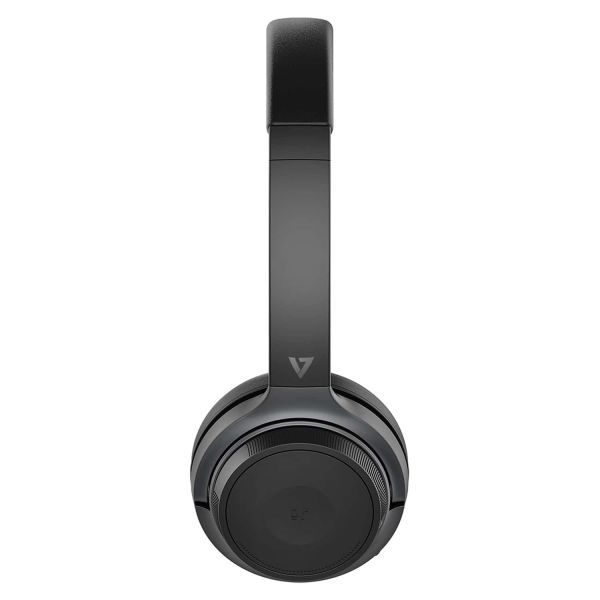 V7 HB600S hoofdtelefoon/headset Draadloos Hoofdband Oproepen/muziek USB Type-C Bluetooth Zwart (HB600S)