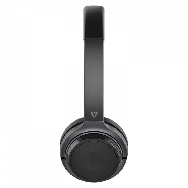 V7 HB600S hoofdtelefoon/headset Draadloos Hoofdband Oproepen/muziek USB Type-C Bluetooth Zwart (HB600S)