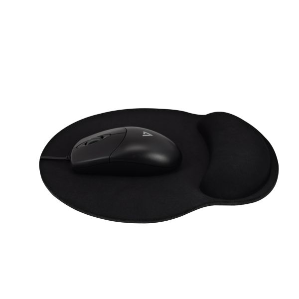 V7 MP03BLK muismat Zwart (MP03BLK)