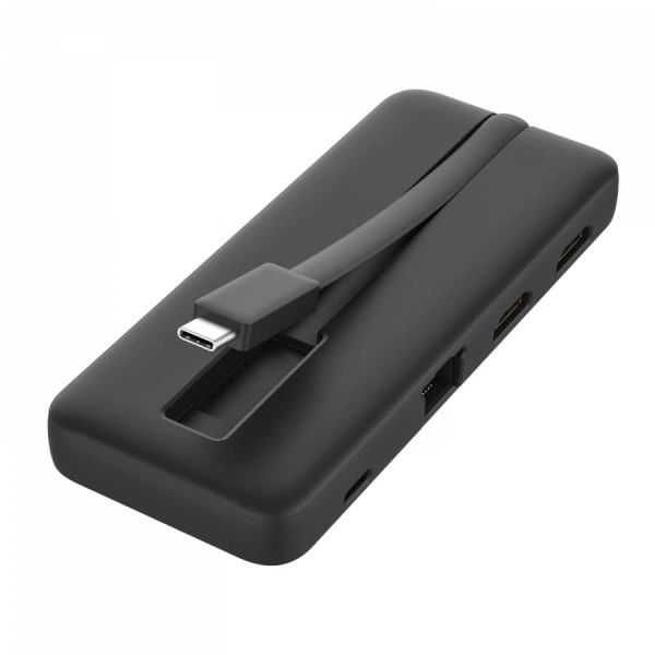 V7 UCMINIDOCKDUAL-PT notebook dock & poortreplicator Docking USB 3.2 Gen 1 (3.1 Gen 1) Type-C Zwart (UCMINIDOCKDUAL-PT)