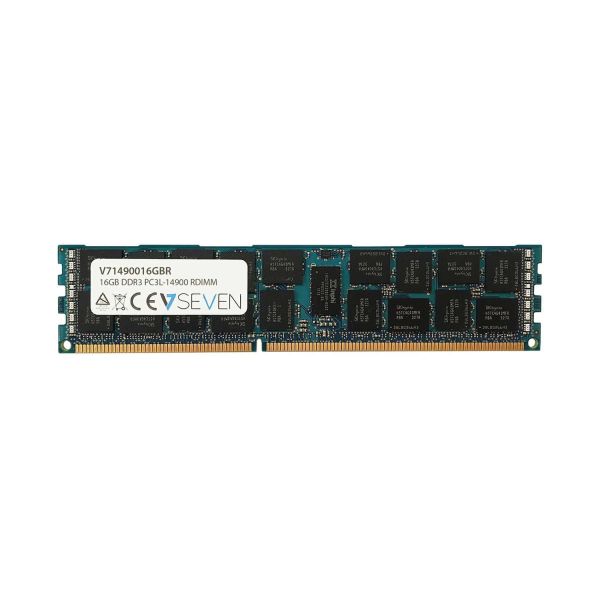 V7 V71490016GBR geheugenmodule 16 GB 1 x 16 GB DDR3 1866 MHz ECC (V71490016GBR)