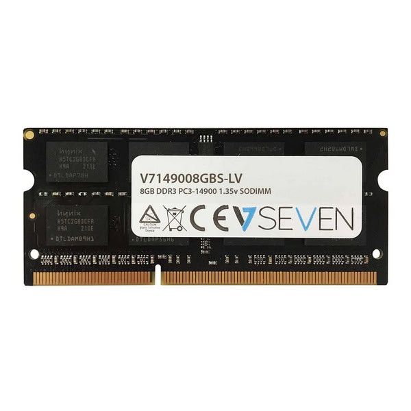 V7 V7149008GBS-LV geheugenmodule 8 GB 1 x 8 GB DDR3 1866 MHz (V7149008GBS-LV)