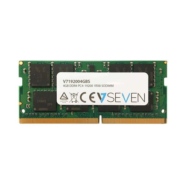 V7 V7192004GBS geheugenmodule 4 GB 1 x 4 GB DDR4 2400 MHz (V7192004GBS)
