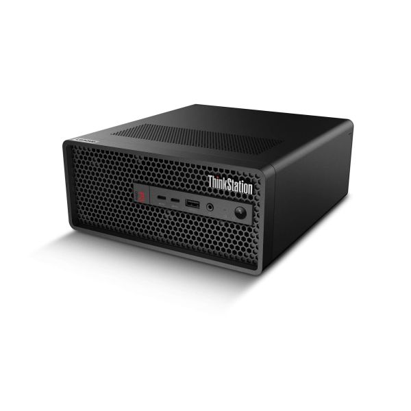Lenovo ThinkStation P3 Ultra SFF Gen 2 Intel Core Ultra 7 265 32 GB DDR5-SDRAM 512 GB SSD NVIDIA RTX A400 Windows 11 Pro Mini Tower Workstation Zwart (30J5008RBF)