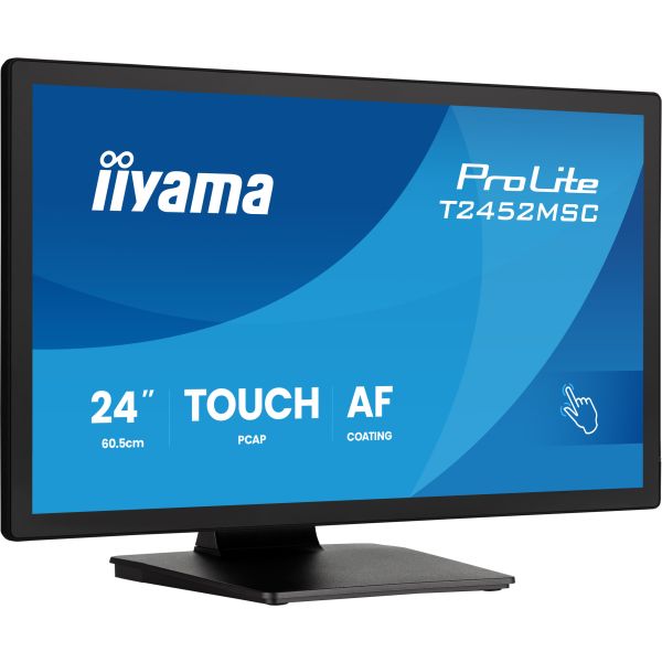 iiyama ProLite T2452MSC-B2 computer monitor 61 cm (24") 1920 x 1080 Pixels Full HD Touchscreen Zwart (T2452MSC-B2)