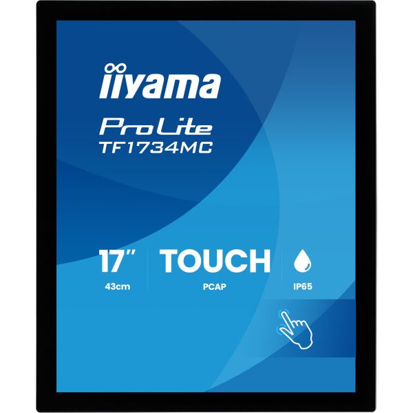 iiyama ProLite TF1734MC-B8X computer monitor 43,2 cm (17") 1280 x 1024 Pixels Touchscreen (TF1734MC-B8X) iiyama ProLite TF1734MC-B8X computer monitor 43,2 cm (17") 1280 x 1024 Pixels Touchscreen (TF1734MC-B8X)