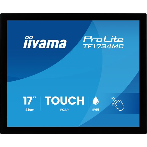 iiyama ProLite TF1734MC-B8X computer monitor 43,2 cm (17") 1280 x 1024 Pixels Touchscreen (TF1734MC-B8X) iiyama ProLite TF1734MC-B8X computer monitor 43,2 cm (17") 1280 x 1024 Pixels Touchscreen (TF1734MC-B8X)