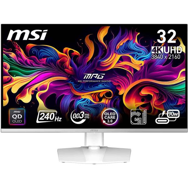MSI MPG 321URXW QD-OLED - OLED Monitor - Gaming - 81.3 Cm 32 Inches (9S6-3DD29A-022)