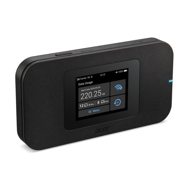 Acer Connect Enduro M4D draadloze router Dual-band (2.4 GHz / 5 GHz) 5G Zwart (FF.G34TA.001)