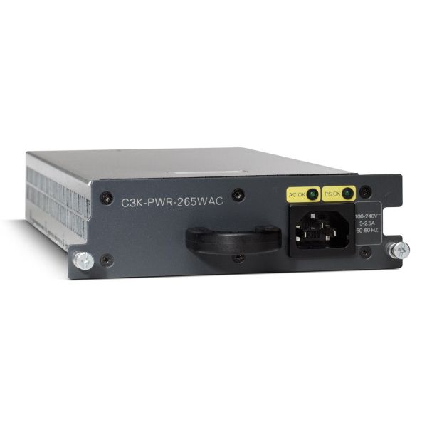 Cisco Catalyst 3750-E/3560-E 265W AC Power Supply (C3K-PWR-265WAC-RFB)