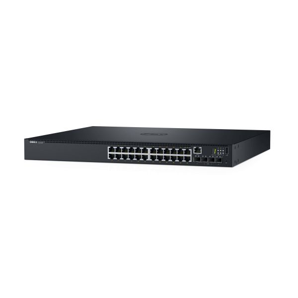 DELL N-Series N1524P netwerk-switch Managed L3 Gigabit Ethernet (10/100/1000) Power over Ethernet (PoE) 1U Zwart (N1524P)