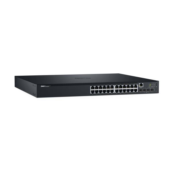DELL N-Series N1524P netwerk-switch Managed L3 Gigabit Ethernet (10/100/1000) Power over Ethernet (PoE) 1U Zwart (N1524P)