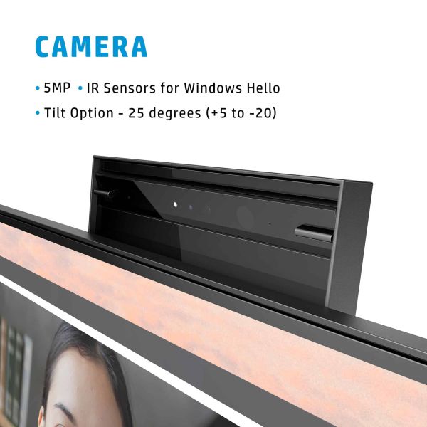HPI E24mv G4 FHD Conferencing Monitor 60.5cm (23.8 Inch) 1920 X 1080 Pixels Full HD (169L0AT#ABB)