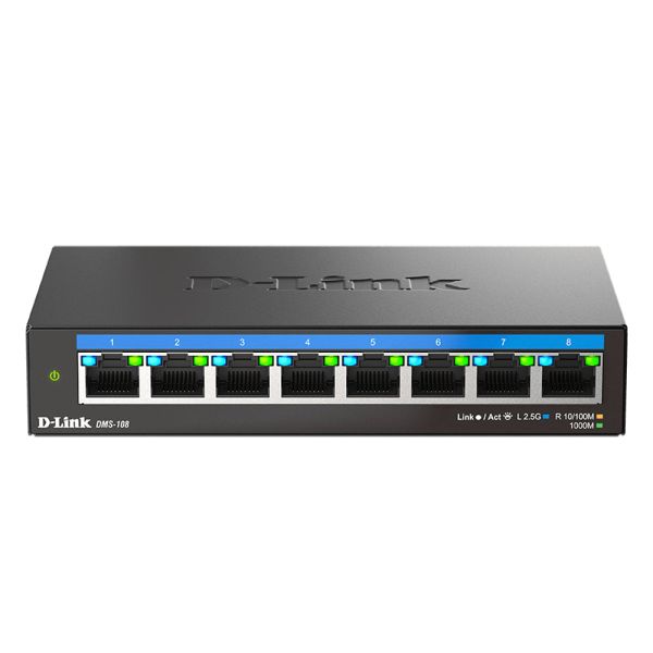 D-Link DMS-108 8-Port Multi-Gigabit Switch (DMS-108)