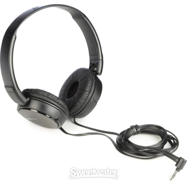SONY ZX Series Wired Over-Ear Headphones 12-22000 Hz Black Ear Cups 1.2m (MDRZX110B)