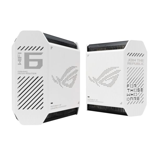 ASUS ROG Rapture GT6 (W-2-PK) Tri-band (2.4 GHz / 5 GHz / 5 GHz) Wi-Fi 6 (802.11ax) Wit 4 Intern (90IG07F0-MU9A40)