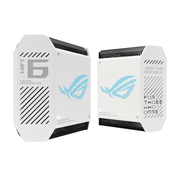 ASUS ROG Rapture GT6 (W-2-PK) Tri-band (2.4 GHz / 5 GHz / 5 GHz) Wi-Fi 6 (802.11ax) Wit 4 Intern (90IG07F0-MU9A40)