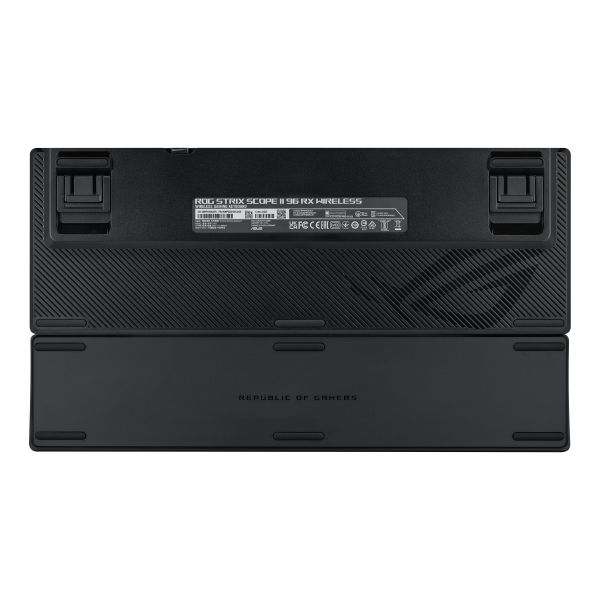 ASUS ROG Strix Scope II 96 RX Wireless toetsenbord Gamen USB + RF Wireless + Bluetooth Zwart (90MP03S0-BKDA20) ASUS ROG Strix Scope II 96 RX Wireless toetsenbord Gamen USB + RF Wireless + Bluetooth Zwart (90MP03S0-BKDA20)
