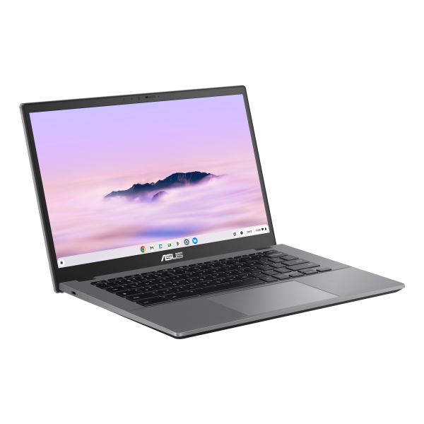 ASUS Chromebook Plus CX34 CB3402CVA-MW1340 Intel Core 3 100U 35,6 cm (14") Touchscreen Full HD 8 GB LPDDR5x-SDRAM 128 GB UFS Wi-Fi 6E (802.11ax) ChromeOS US International Grijs (90NX07P2-M01S40)