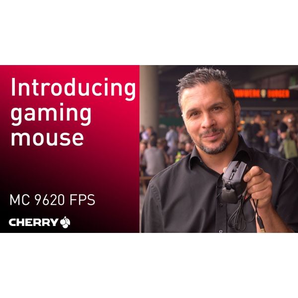 CHERRY MC 9620 FPS muis Gamen Ambidextrous USB Type-A Optisch 12000 DPI (JM-9620)