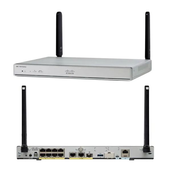 Cisco ISR 1100 8P Dual GE WAN met LTE Advanced en 802.11ac WiFi (C1111-8PLTEEAWE)