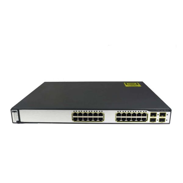 Cisco Catalyst 3750-24PS Switch L3 met (WS-C3750-24PS-S POE)