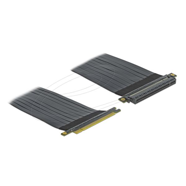 Delock PCI Express x16 to x16 Riser Card met flexibele kabel (85765)