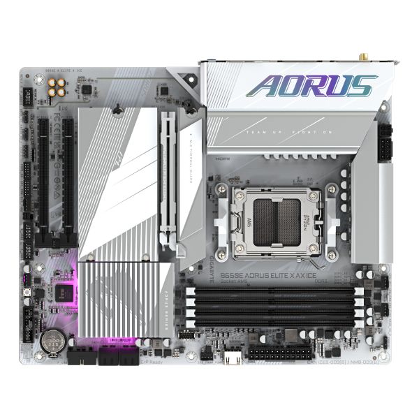 GIGABYTE B650E AORUS ELITE X AX ICE AMD B650 Socket AM5 ATX (B650E A ELITE X ICE)