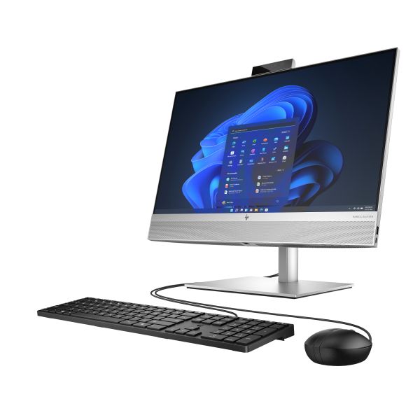 HP EliteOne 840 G9 Intel® Core™ i5 60,5 cm (23.8") 1920 x 1080 Pixels Alles-in-één-pc 16 GB DDR5-SDRAM 512 GB SSD Windows 11 Pro Wi-Fi 6E (802.11ax) Zilver (6D8Z1AW#ABH)