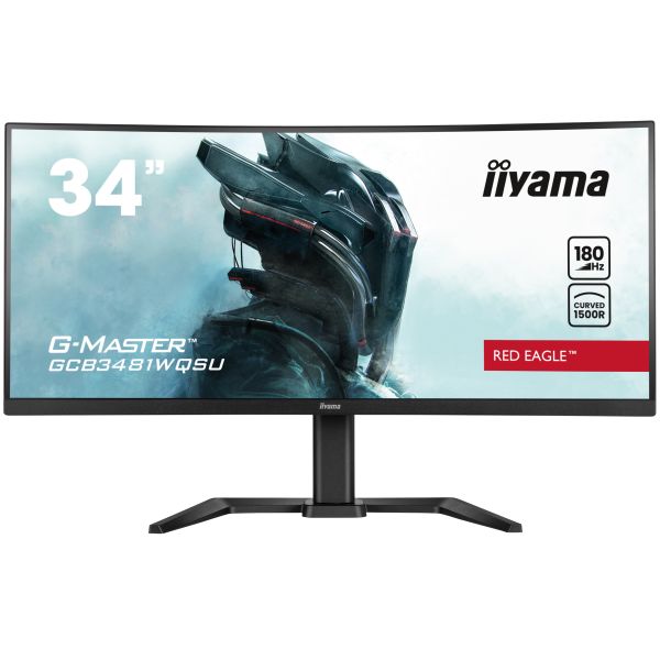 iiyama G-MASTER GCB3481WQSU-B1 computer monitor 86,4 cm (34") 3440 x 1440 Pixels UltraWide Quad HD LCD Zwart (GCB3481WQSU-B1) iiyama G-MASTER GCB3481WQSU-B1 computer monitor 86,4 cm (34") 3440 x 1440 Pixels UltraWide Quad HD LCD Zwart (GCB3481WQSU-B1)