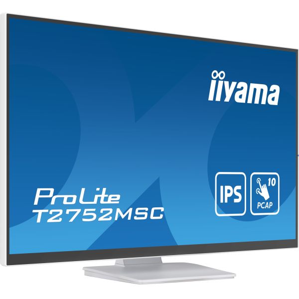 iiyama ProLite T2752MSC-W1 computer monitor 68,6 cm (27") 1920 x 1080 Pixels Full HD LED Touchscreen Wit