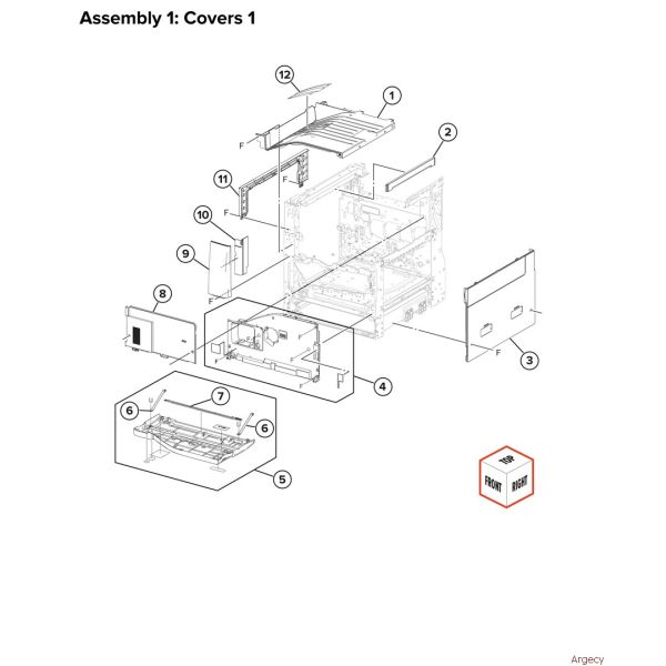 Lexmark CX93x SVC Feeder TTM Tray 4 Paper (41X3961)