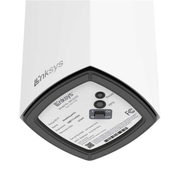 Linksys Atlas 6 Dual-band (2.4 GHz / 5 GHz) Wi-Fi 6 (802.11ax) Wit 3 Intern (MX2003-KE)