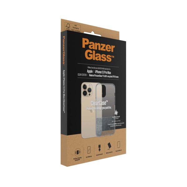 PanzerGlass ® ClearCase iPhone 13 Pro Max mobiele telefoon behuizingen Hoes Transparant (0314)