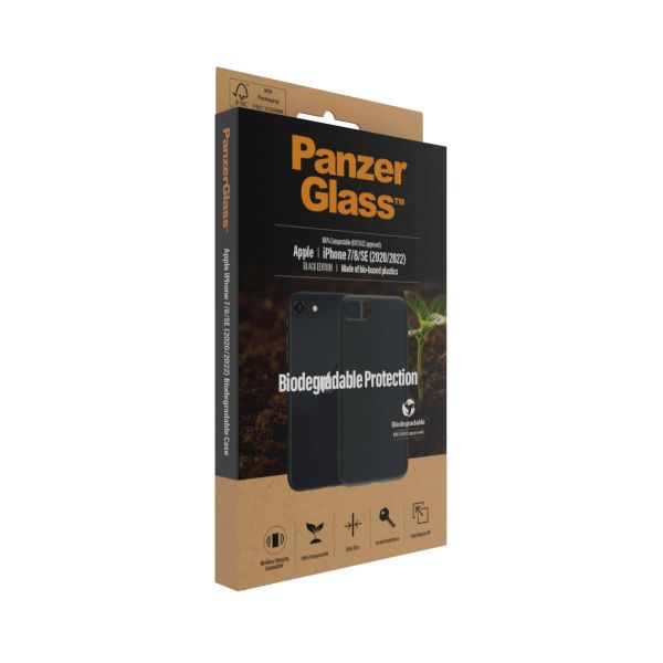 PanzerGlass ® Biodegradable Case iPhone 6 | 6s | SE (2020/2022) | 7 | 8 mobiele telefoon behuizingen Hoes Zwart (0346) PanzerGlass ® Biodegradable Case iPhone 6 | 6s | SE (2020/2022) | 7 | 8 mobiele telefoon behuizingen Hoes Zwart (0346)