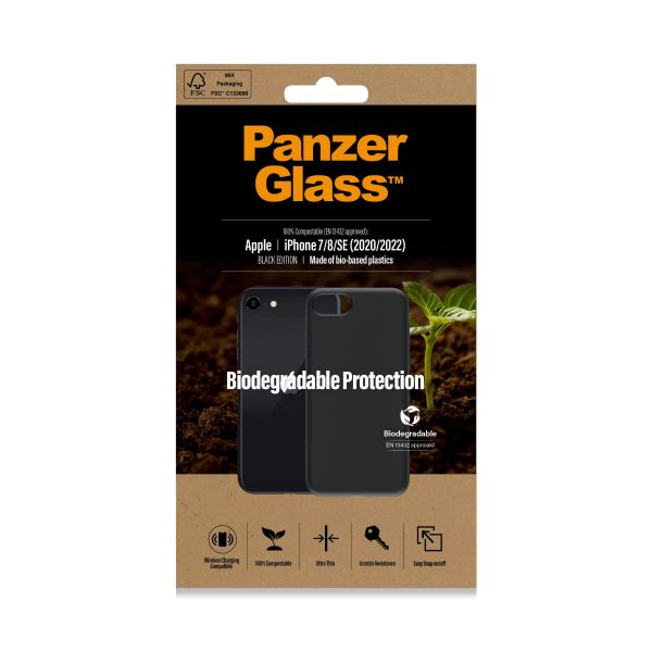 PanzerGlass ® Biodegradable Case iPhone 6 | 6s | SE (2020/2022) | 7 | 8 mobiele telefoon behuizingen Hoes Zwart (0346) PanzerGlass ® Biodegradable Case iPhone 6 | 6s | SE (2020/2022) | 7 | 8 mobiele telefoon behuizingen Hoes Zwart (0346)